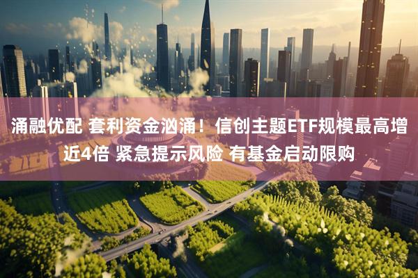 涌融优配 套利资金汹涌！信创主题ETF规模最高增近4倍 紧急提示风险 有基金启动限购